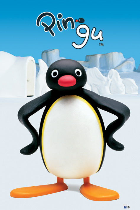 Pingu From Antarctica Maxi Poster