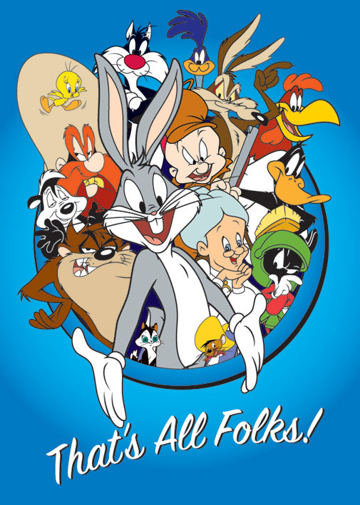 Looney Tunes That's All Folks Maxi Poster