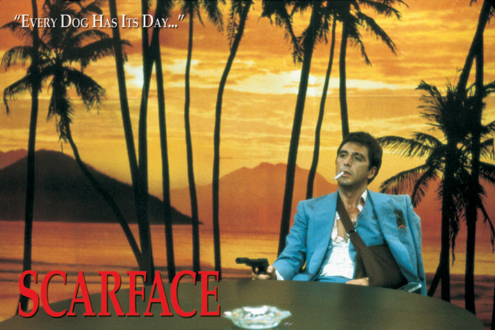 Scarface Movie Tropical Maxi Poster