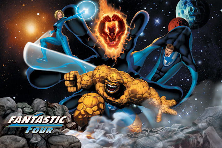 Fantastic Four Space Maxi Poster