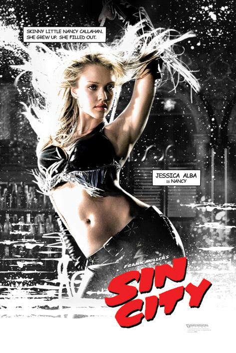 Sin City Movie Jessica Alba Is Nancy Maxi Poster