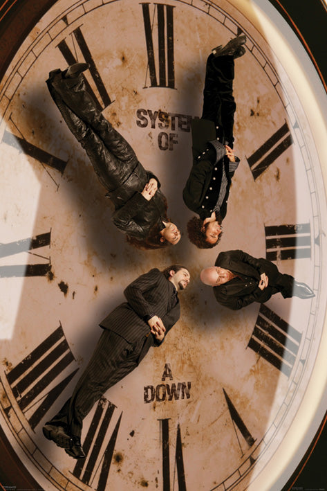 System Of A Down Clockface Maxi Poster