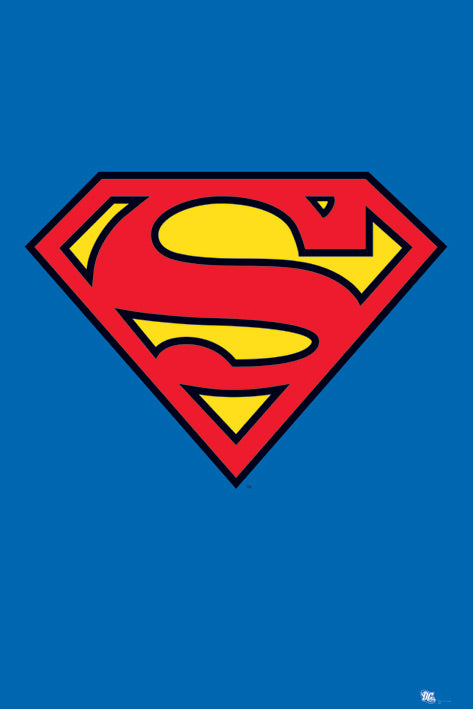 Superman Logo Portrait Maxi Poster