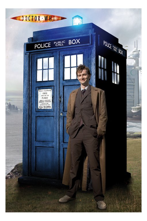 Doctor Who And The Tardis David Tennant Maxi Poster