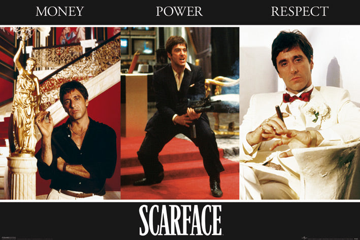 Scarface Movie Triptych Maxi Poster