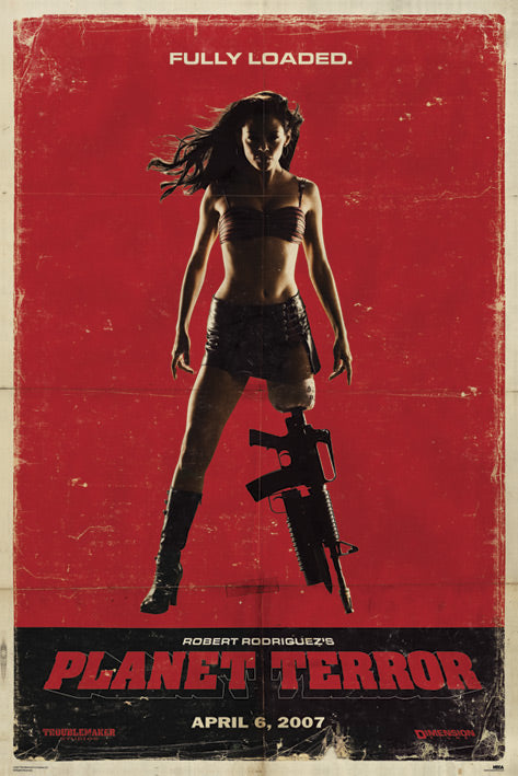 Planet Terror Film Loaded Maxi Poster