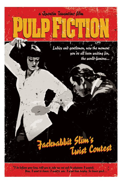 Pulp Fiction Film Twist Contest Maxi Poster