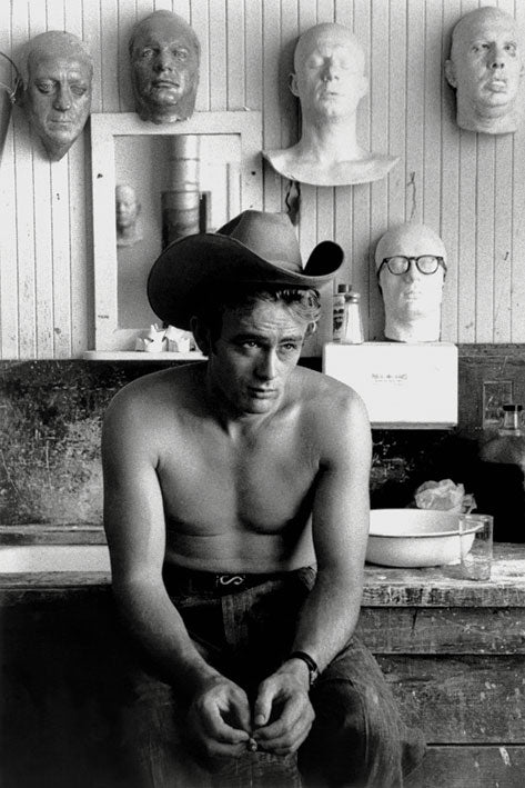 James Dean Topless Maxi Poster