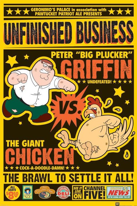 Family Guy Chicken Fight Maxi Poster