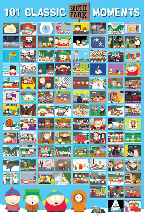 South Park 101 Classic Moments Maxi Poster