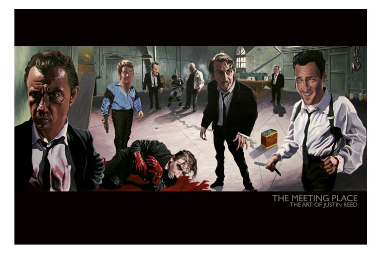 The Meeting Place Reservoir Dogs The Art Of Justin Reed Maxi Poster