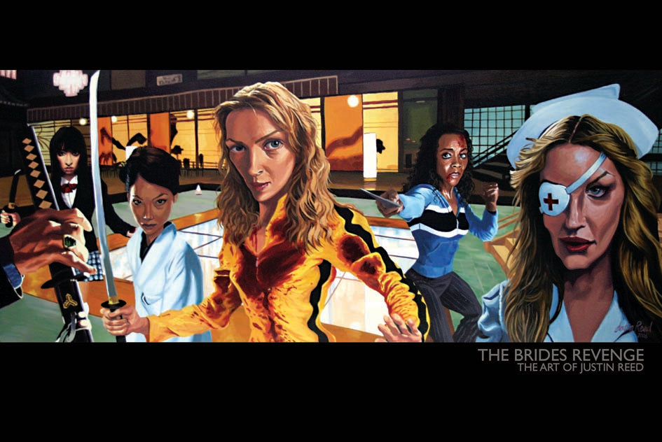 The Bride's Revenge Kill Bill The Art Of Justin Reed Maxi Poster