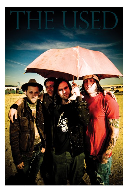 The Used Group Photo Umbrella Maxi Poster