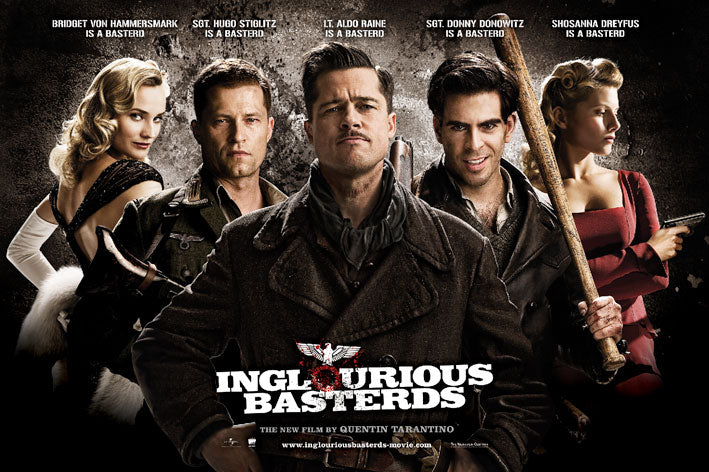 Inglourious Basterds Line Up Maxi Poster