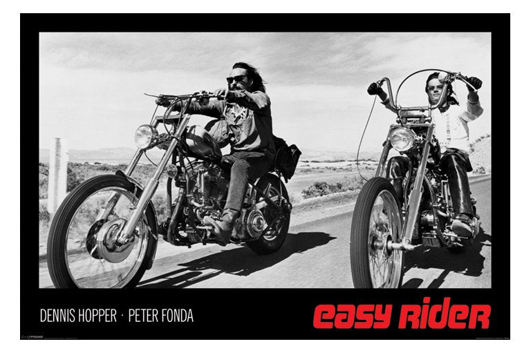 Easy Rider Motorbikes Film Score Maxi Poster