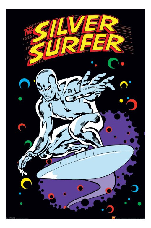 The Silver Surfer Marvel Retro Maxi Poster