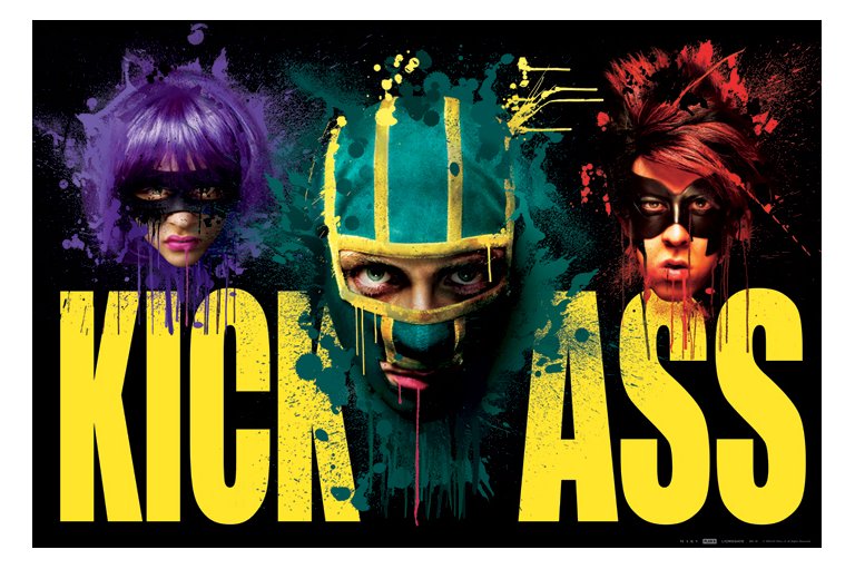 Kick-Ass Heads Maxi Poster