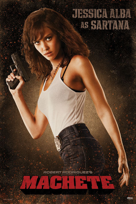 Machete Film Jessica Alba As Sartana Maxi Poster