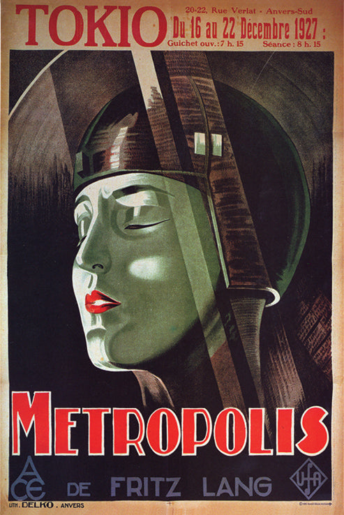 Metropolis Film Tokio 1927 Maxi Poster