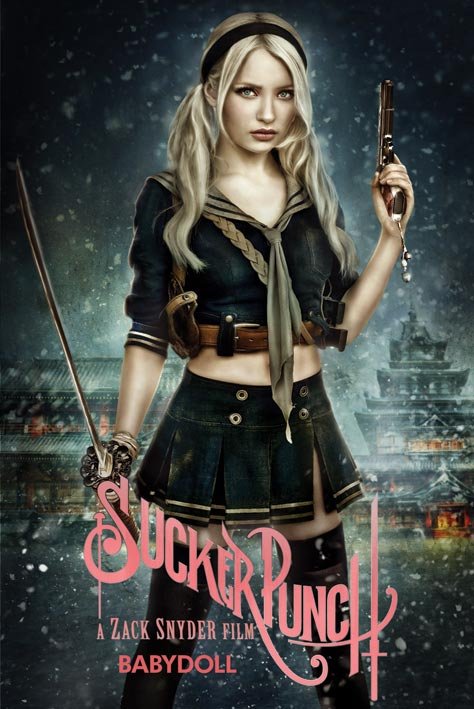 Sucker Punch Movie Babydoll Maxi Poster