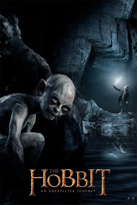 The Hobbit An Unexpected Journey Gollum Maxi Poster