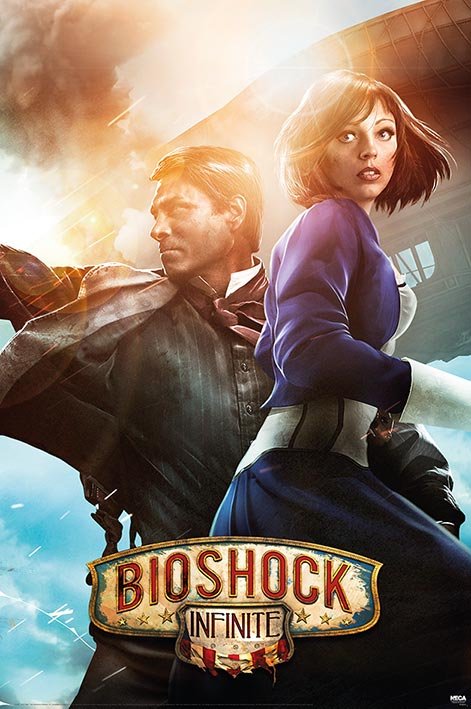 Bioshock Infinite Game Cover Gaming Maxi Poster