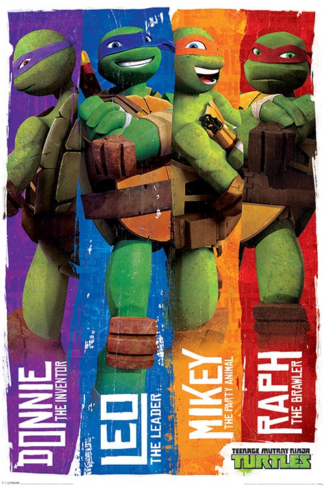 Teenage Mutant Ninja Turtles Profiles Maxi Poster