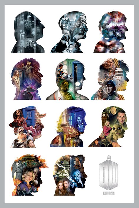 Doctor Who Silhouettes Maxi Poster