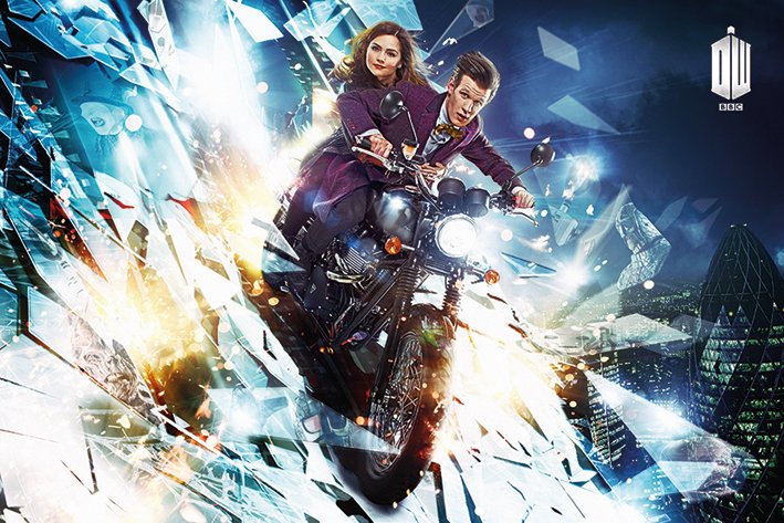 Doctor Who Motorbike Maxi Poster