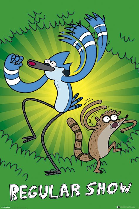 Regular Show TV Series Green Maxi Poster