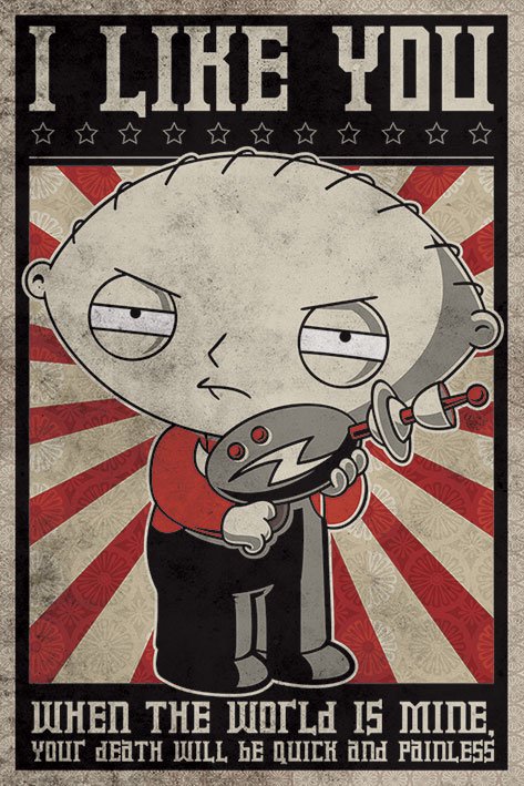 Family Guy Stewie Propaganda Maxi Poster