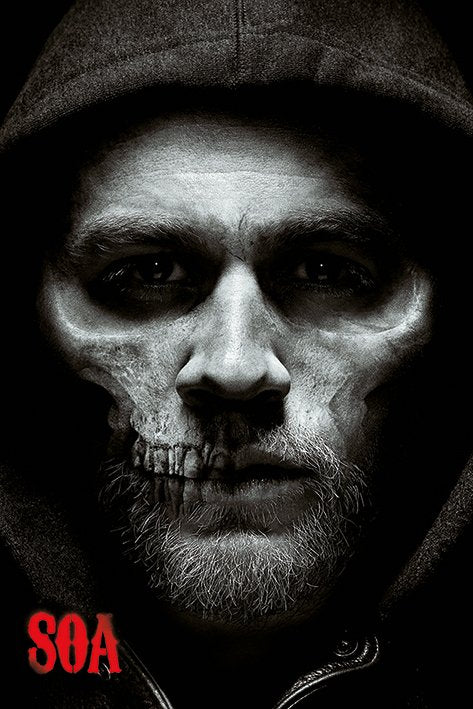 Sons Of Anarchy Jax Skull Maxi Poster