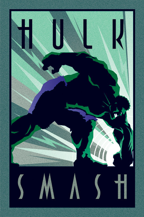 Hulk Deco Smash Maxi Poster