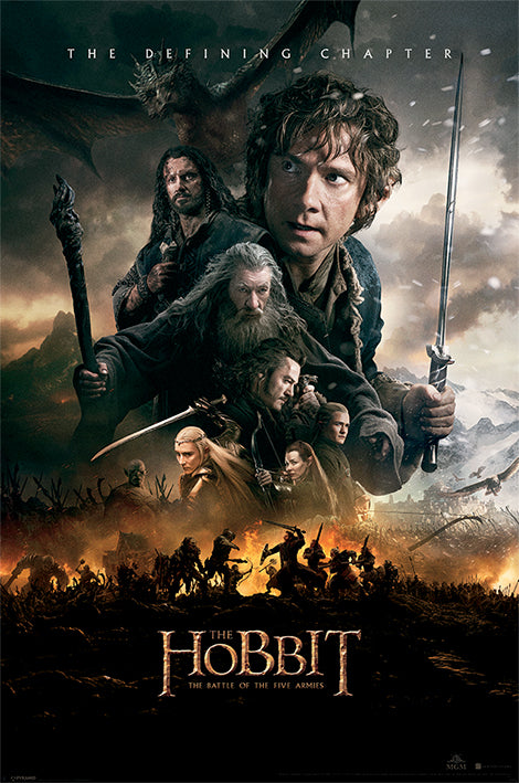 The Hobbit Battle Of The Five Armies Film Score Maxi Poster