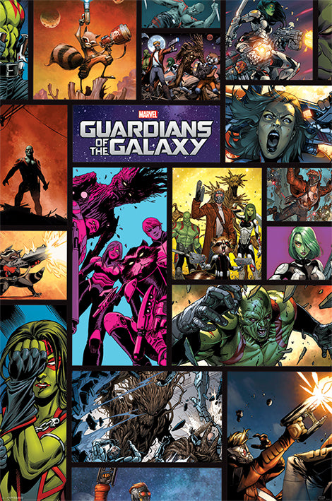 Guardians Of The Galaxy Comic Covers Maxi Poster