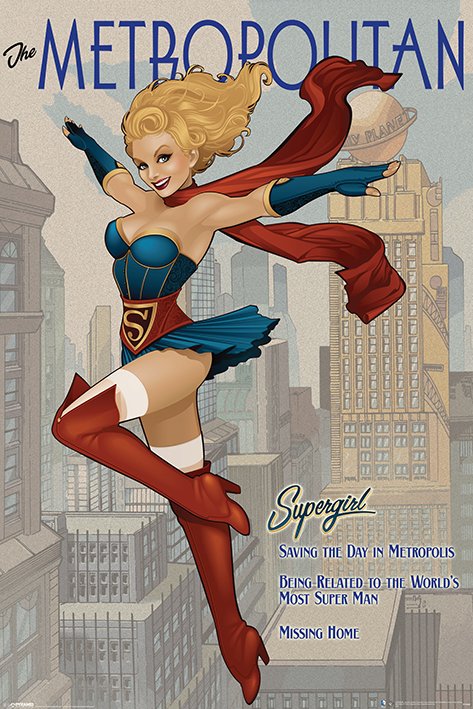 Supergirl Metropolitan Maxi Poster