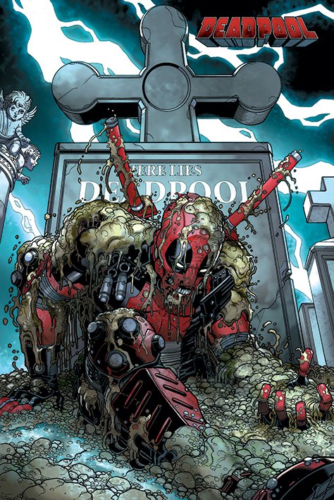 Deadpool Grave Maxi Poster