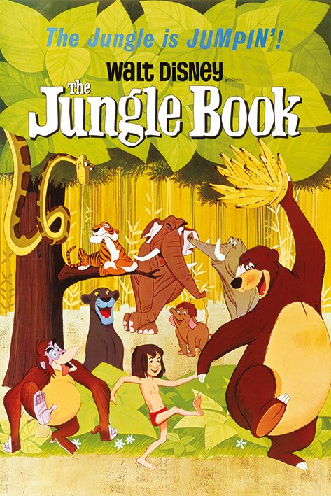 The Jungle Book Jumpin' Maxi Poster