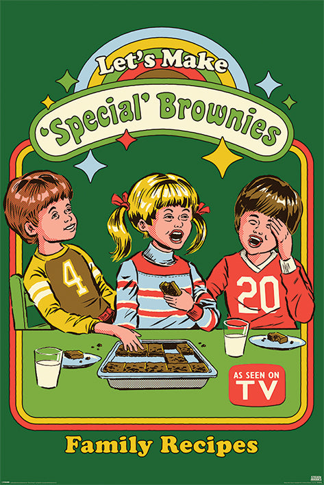 Steven Rhodes Let's Make Special Brownies Maxi Poster