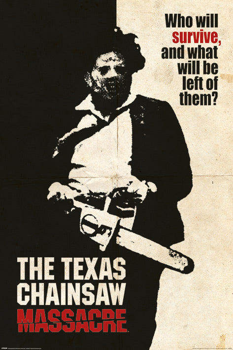 The Texas Chainsaw Massacre Who Will Survive? Maxi Poster