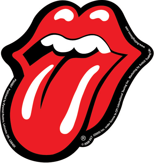 The Rolling Stones Lips Die Cut Shaped 10cm Vinyl Sticker