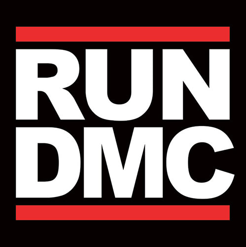 Run DMC Logo 95mm Square Vinyl Sticker