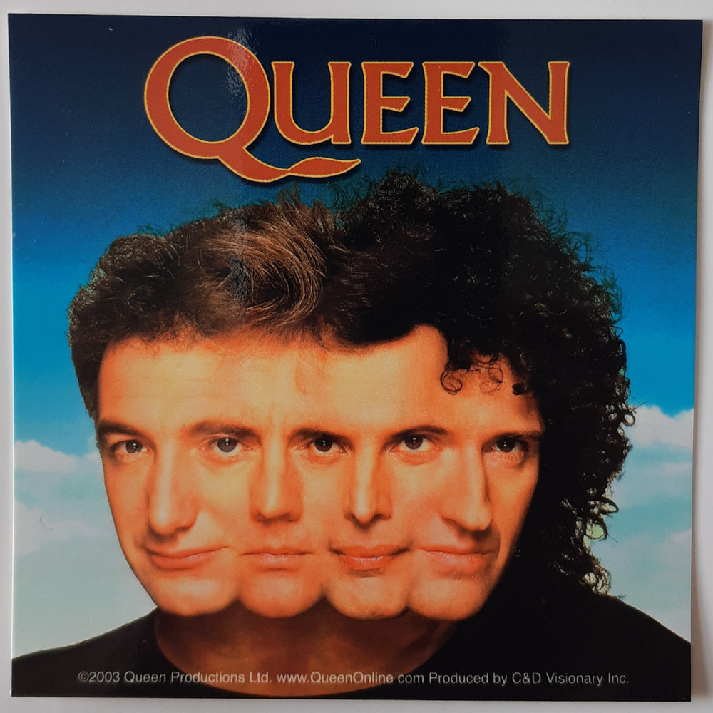 Queen The Miracle LP Cover 10cm Square Vinyl Sticker