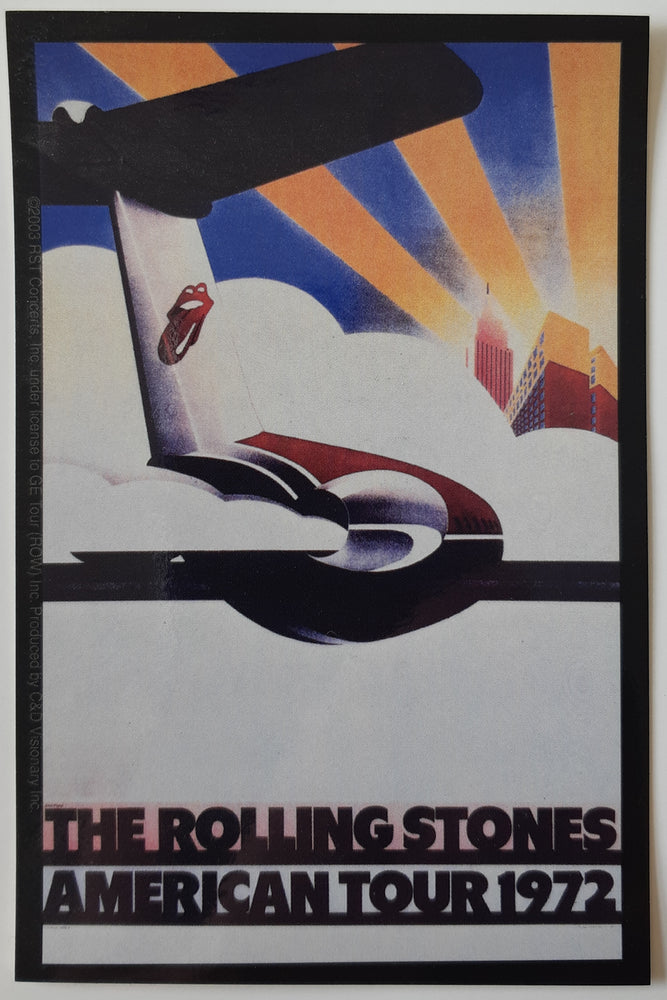 The Rolling Stones American Tour 1972 Large Vinyl Sticker