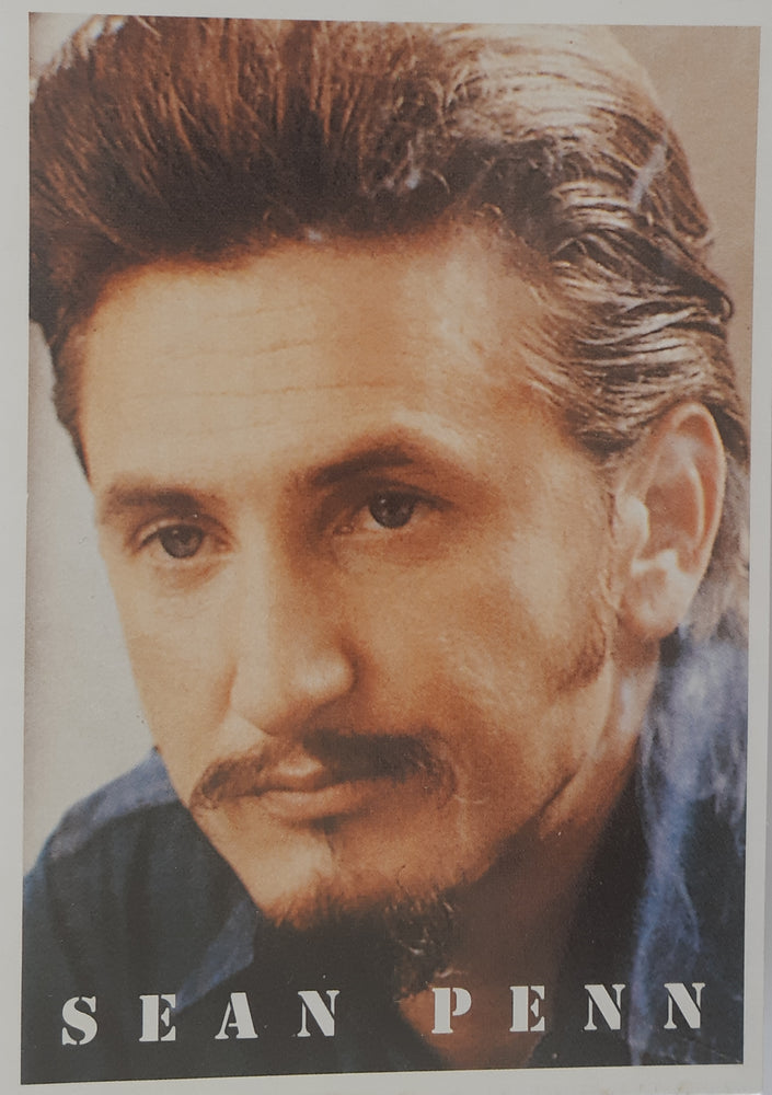 Sean Penn Beard Postcard