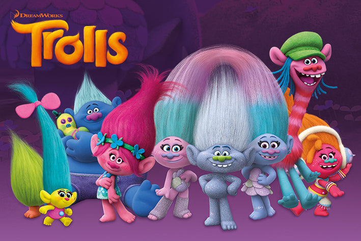 Trolls Movie Characters Maxi Poster